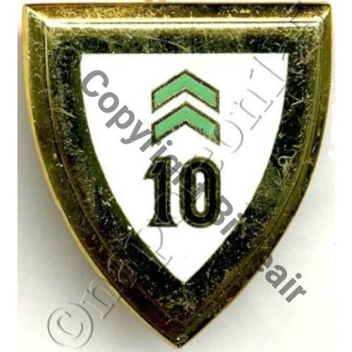 10e.EC 58.62 CREIL A0775  DrP+Past lisse Guilloche Email Src.STELLA 19EurInv 